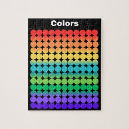 Viering van kleuren legpuzzel