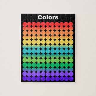 Viering van kleuren legpuzzel