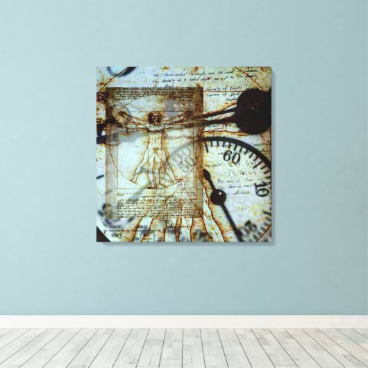 Viering van Leonardo da Vinci Canvas Afdruk (Insitu (Houten vloer))