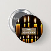 Viering van Liefde en Licht Ronde Button 5,7 Cm (Voorkant /achterkant)