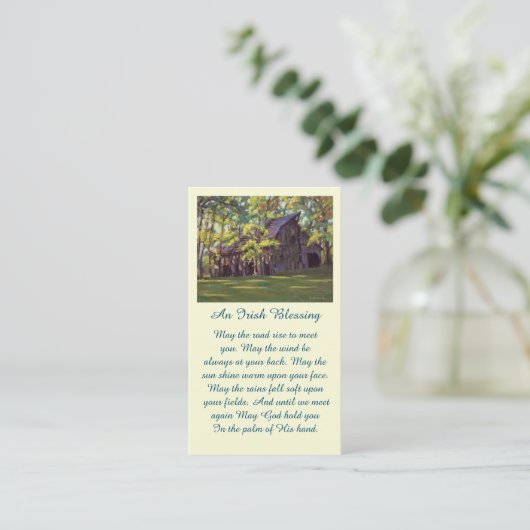 Viering van Life Afbeelding Kaart Visitekaartje (Staand voorkant)