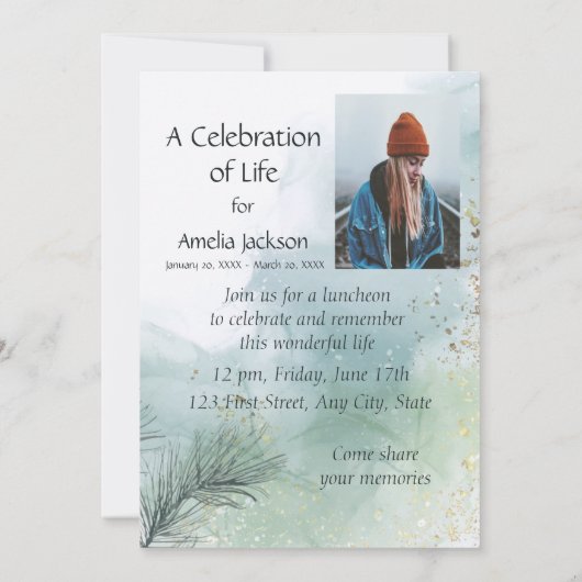 Viering van Life Barn Owl Kaart (Achterkant)