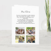 Viering van Life Begrafenisprogramma Programma (Achterkant)