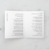 Viering van Life Begrafenisprogramma Sjabloon (Binnen)