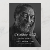 Viering van Life Foto Begrafenisprogramma Programmakaart (Voorkant)