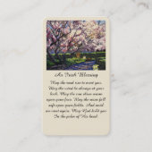 Viering van Life Irish Blessing Prayer Kaart Visitekaartje (Voorkant)