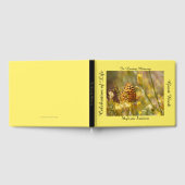 Viering van Life Memory Book, Yellow Butterfly Gastenboek (Volledig)