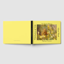 Viering van Life Memory Book, Yellow Butterfly