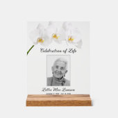 Viering van Life Orchids Acryl Bord (Voorkant)
