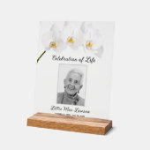 Viering van Life Orchids Acryl Bord (Hoek)