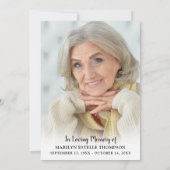 Viering van Life Pink Floral 3 Foto's Memorial Kaart (Achterkant)