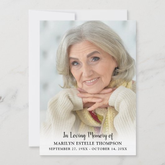 Viering van Life Pink Floral 3 Foto's Memorial Kaart (Achterkant)