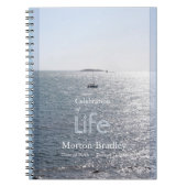 Viering van Life Seascape 3 Foto Guest Book Notitieboek (Voorkant)