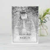 Viering van Life Service Memorial Program Kaart (Staand voorkant)