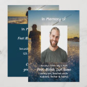 Viering van Life Service Ocean Fly Fishing Kaart (Voorkant / Achterkant)