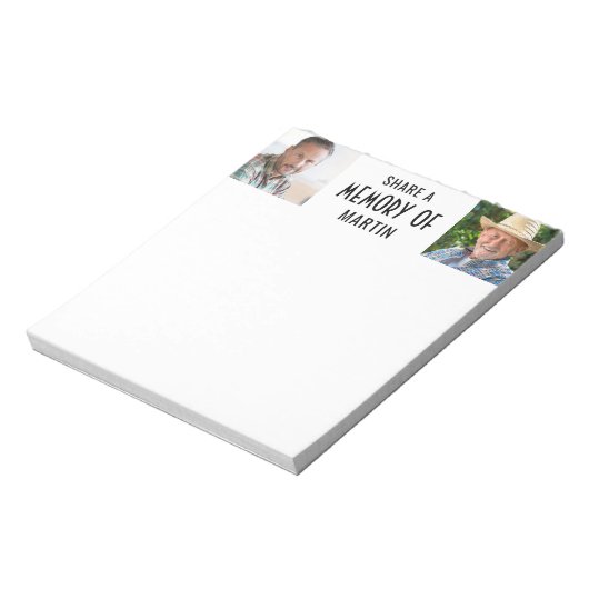 Viering van Life Share A Memory 2 Photo Notitieblok (Linkerzijde)