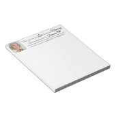 Viering van Life Share A Memory Quote Foto Notitieblok (Schuin)