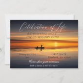 Viering van Life Vist Sunset Sunrise Lake Kaart (Voorkant)