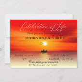 Viering van Life Vist Sunset Sunrise Lake Kaart (Voorkant)