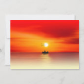 Viering van Life Vist Sunset Sunrise Lake Kaart (Achterkant)