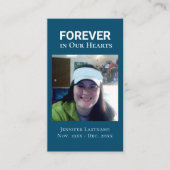 Viering van LifeOne-fotogedenken Visitekaartje (Voorkant)