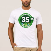 Viering van mijn 35e verjaardag t-shirt (Voorkant)