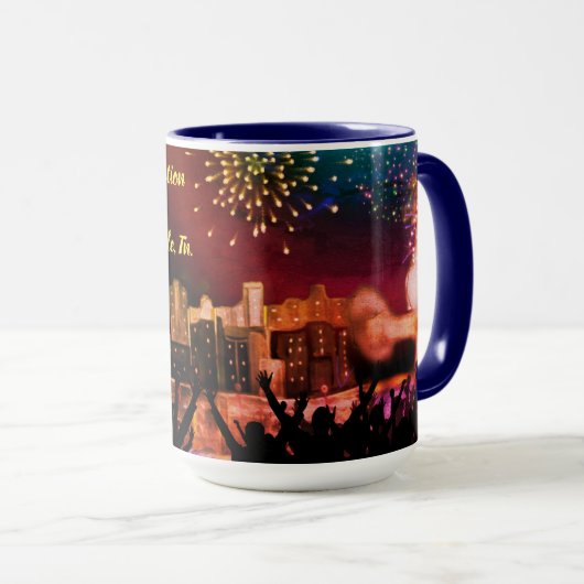 Viering van Nashville, Tn. Mok (Voorkant rechts)