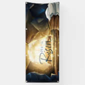 Viering van paaszondagse Lege Tomb van Christus Spandoek (Verticaal)