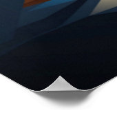 Viering van Pasen Hij is de Heilige Stoel Poster (Hoek)