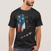 Viering van patriottisme nationale vlaggendag t-shirt (Voorkant)
