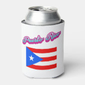 Viering van Puerto Rico Blikjeskoeler (Blikje Voorkant)