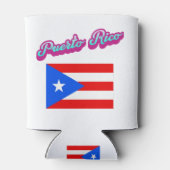 Viering van Puerto Rico Blikjeskoeler (Achterkant)