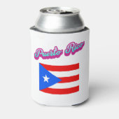 Viering van Puerto Rico Blikjeskoeler (Blikje Achterkant)
