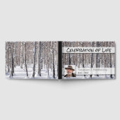 Viering van reddingsstralen in aangepaste sneeuwfo gastenboek (Volledig)