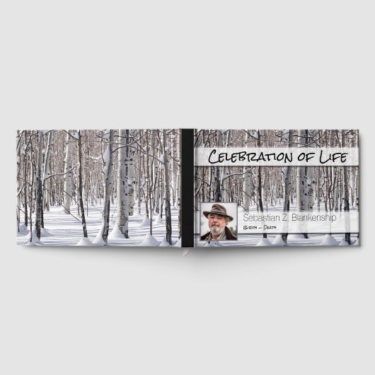 Viering van reddingsstralen in aangepaste sneeuwfo gastenboek (Volledig)