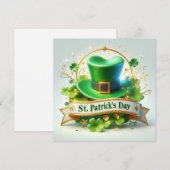 Viering van St. Patrick's Day Feestdagenkaart (Voorkant / Achterkant)