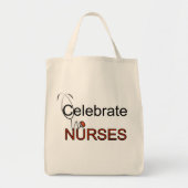Viering van T-shirts voor verpleegkundigen en cade Tote Bag (Voorkant)