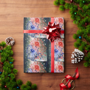 Viering van Vier Juli Cadeaupapier