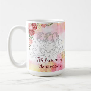 viering van vriendschap koffiemok