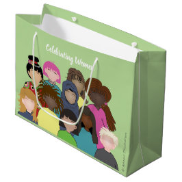 Viering van vrouwen , gelijkheid , diversiteit Gif Groot Cadeauzakje
