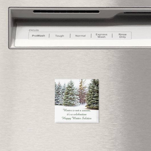 Viering van Winter Solstice Fridge Magnet (Insitu (Vaatwasser))