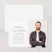 Viering van zijn prachtige, moderne foto kaart (Voorkant / Achterkant)