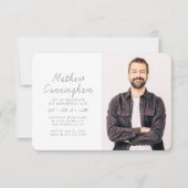 Viering van zijn prachtige, moderne foto kaart (Voorkant)