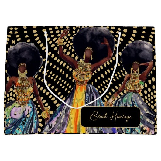 Viering van zwart erfgoed groot cadeauzakje (Voorkant)