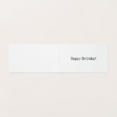 Viering verjaardag muffin - Roze Kaart (Binnenkant ongevouwen)