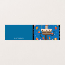 Viering verjaardagsmuffin - blauw kaart