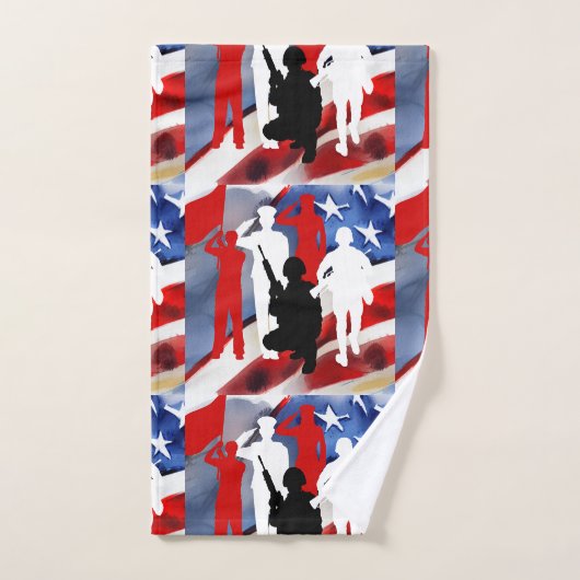 Viering veteranen bad handdoek (Handdoek)