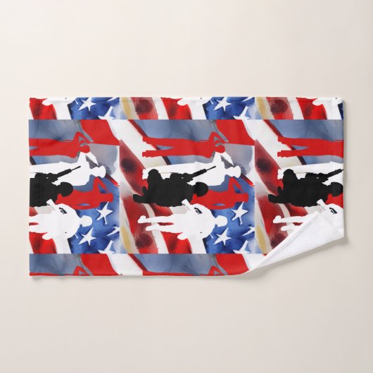 Viering veteranen bad handdoek (Handdoek)