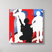 Viering veteranen canvas afdruk (Voorkant)