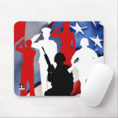 Viering veteranen muismat (Met muis)